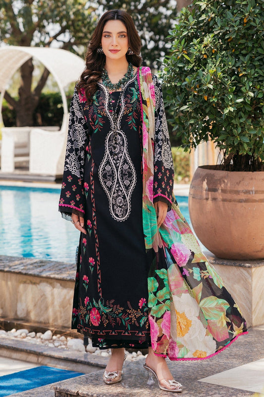 AAA Charizma Lawn 3-piece stitched by tailor with chiffon dupatta 22" 23" size
