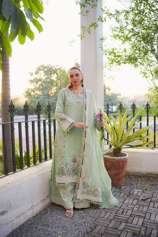 Original Aneela's brand summer wear 3-piece stitched
